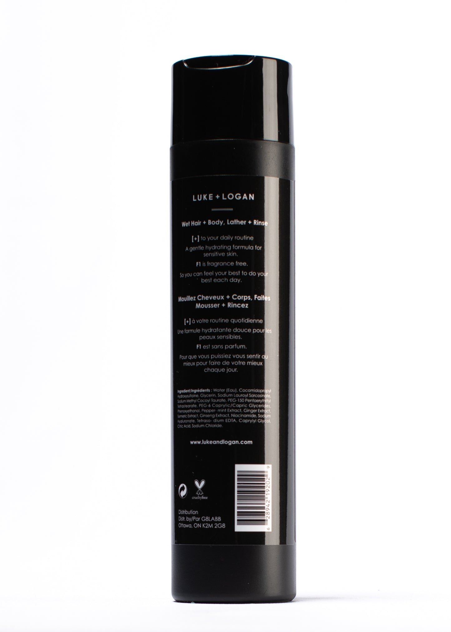 Fragrance-Free Hair + Body Wash (F1) – Ultimate Clean | Luke+Logan