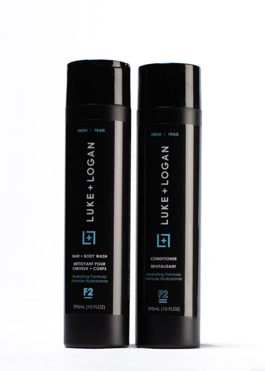 Luke+Logan F2 Start Here Set - Save 25% on Low Fresh Fragrance Hair + Body Wash & Conditioner